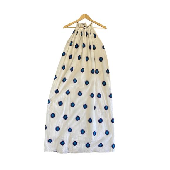 FITZROY & WILLA Taylor Skirt- Blue/White